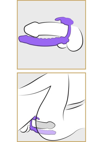 Silicone Double Penetrator Rabbit